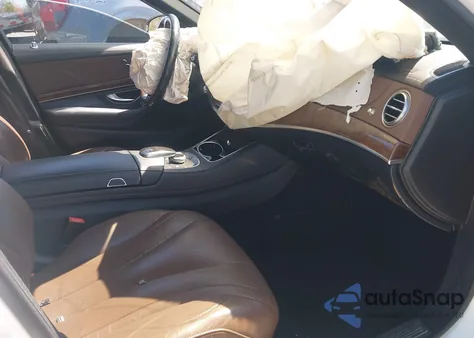 2016 Mercedes-Benz S 550 4Matic из США, поврежденный, VIN WDDUG8FB9GA227461